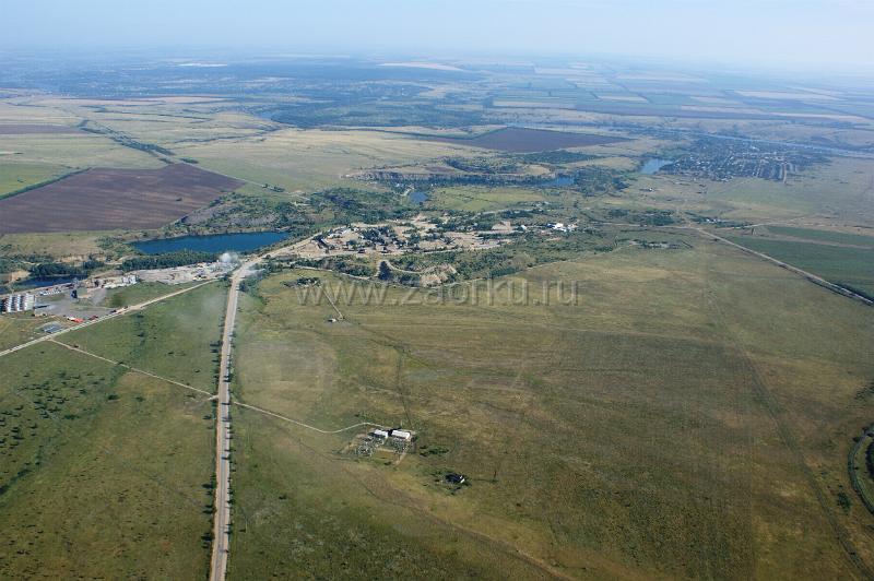 Завод со стороны карьера.