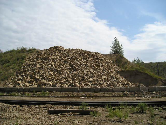 Погрузка. Бутовый камень