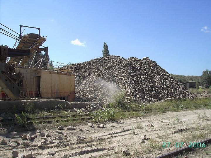 Погрузка. Бутовый камень.