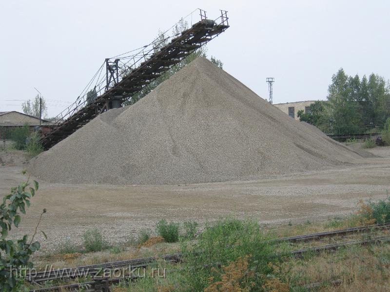 Погрузка. Конус щебня фракции 5-20