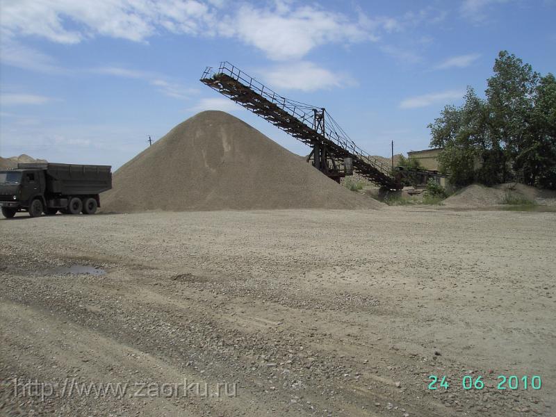 Погрузка щебня фр.5-20 в машины